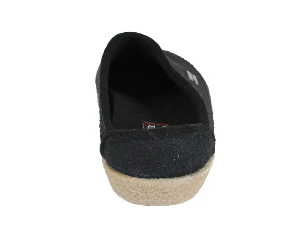 Haflinger Slippers Blizzard Credo Black