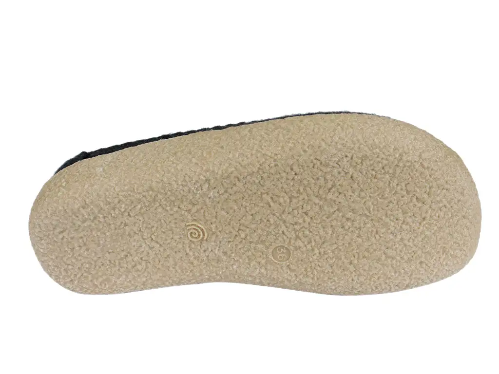 Haflinger Slippers Blizzard Credo Black