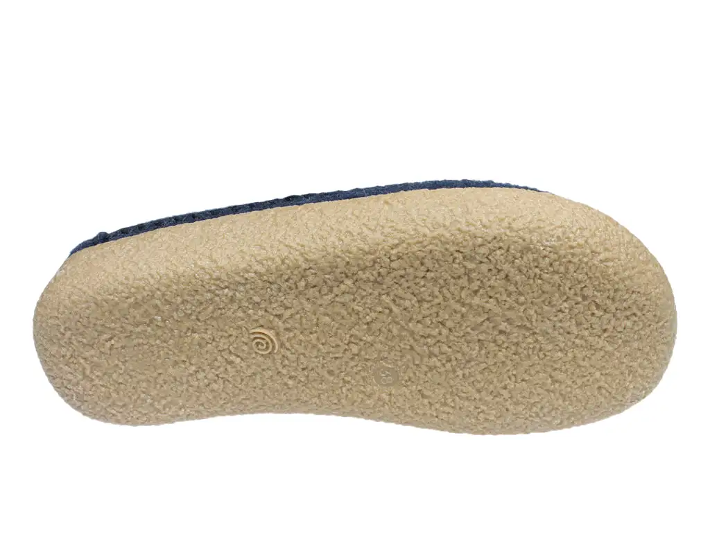 Haflinger Slippers Blizzard Credo Kapitan Blue