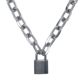 Handmade Cool PadLock Pendant Necklace