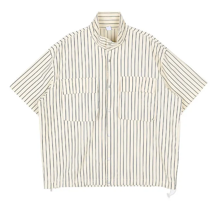 HOLY IN CODE  |Stripes Casual Style Unisex Street Style Cotton