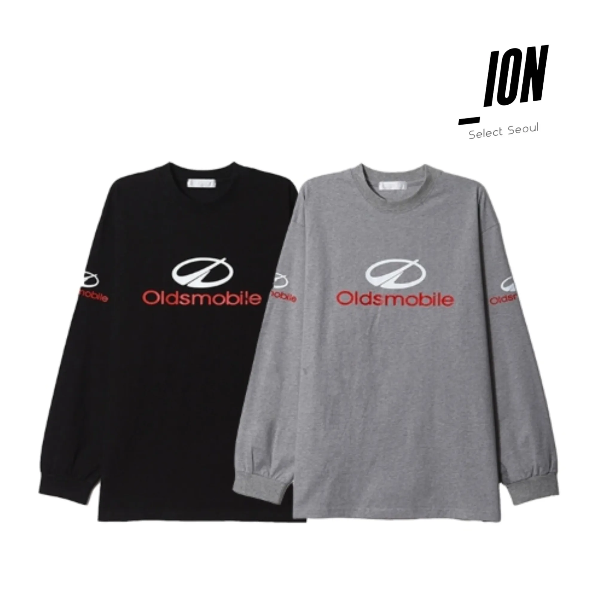 IONSEOUL  |Unisex Street Style Cotton Oversized Logo T-Shirts