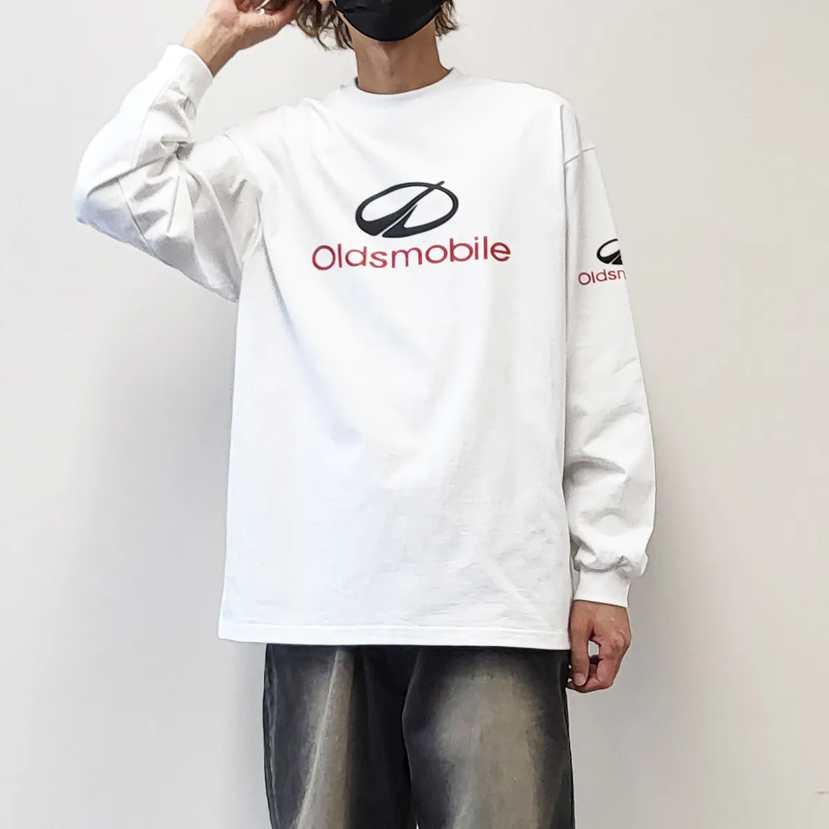 IONSEOUL  |Unisex Street Style Cotton Oversized Logo T-Shirts