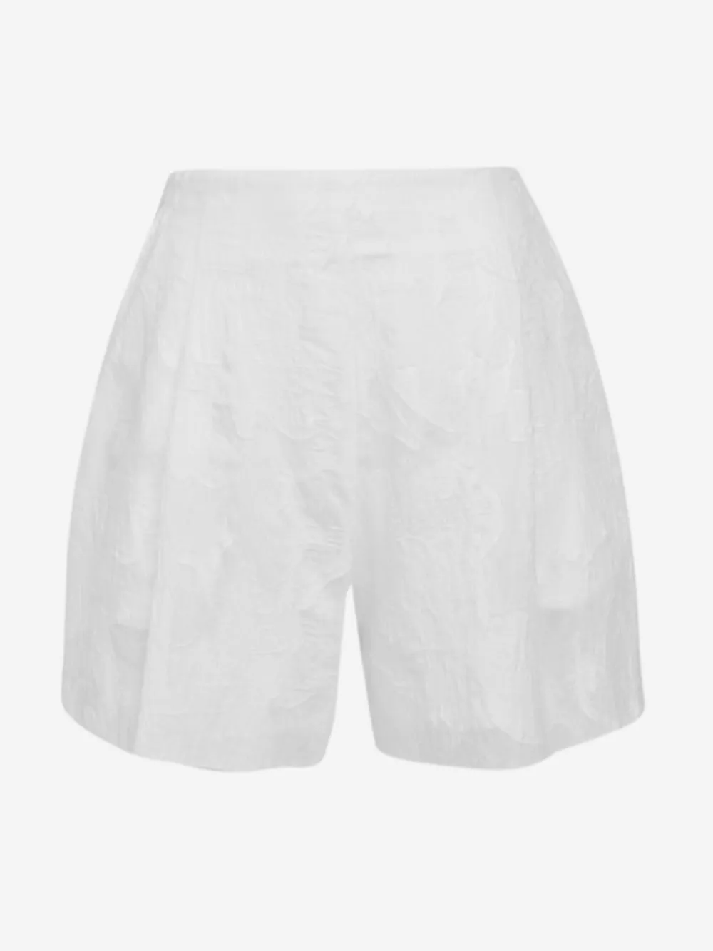 Iro - Short in cotone ricamato con pinces e vita elasticizzata modello Forali