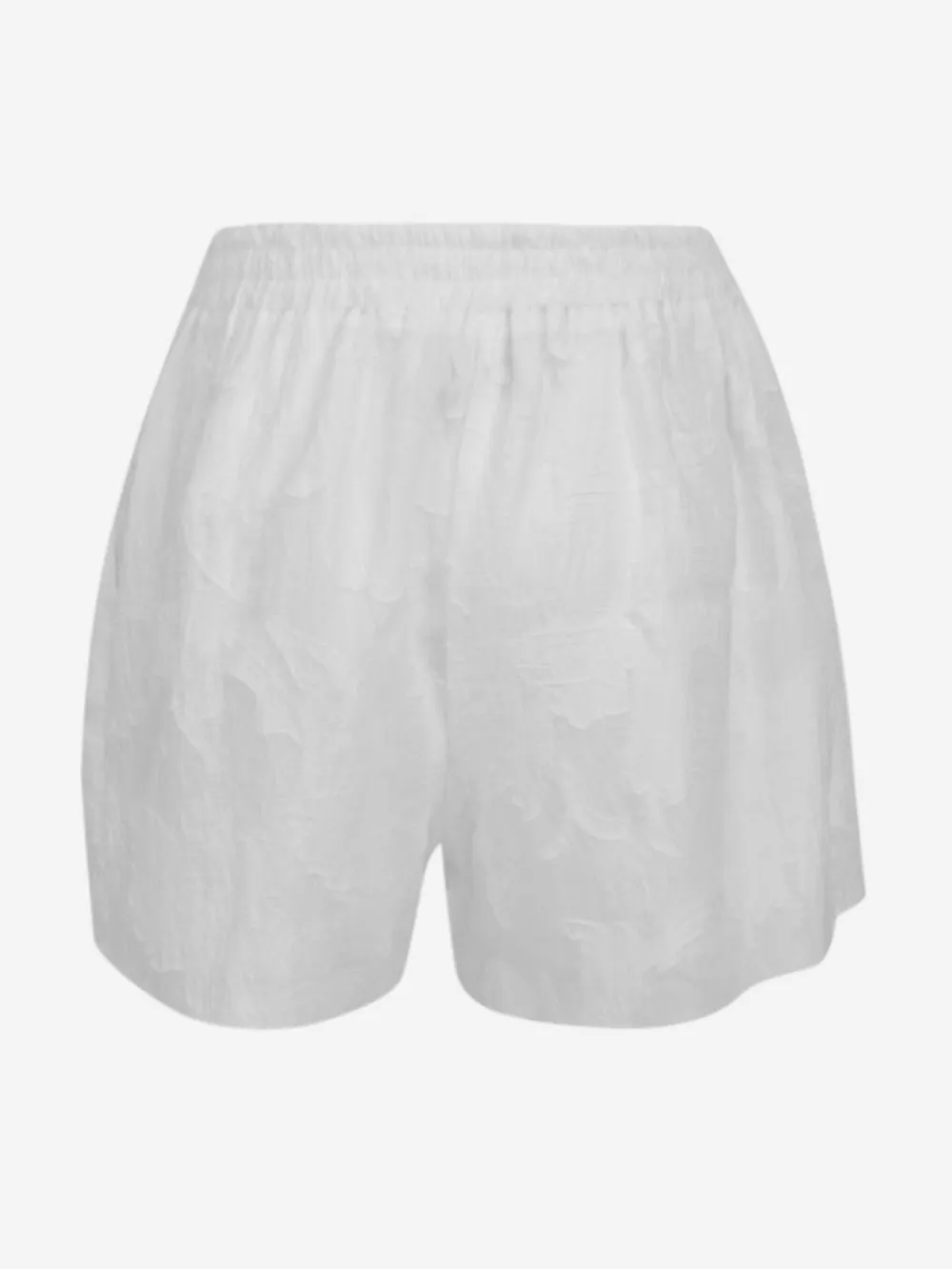 Iro - Short in cotone ricamato con pinces e vita elasticizzata modello Forali