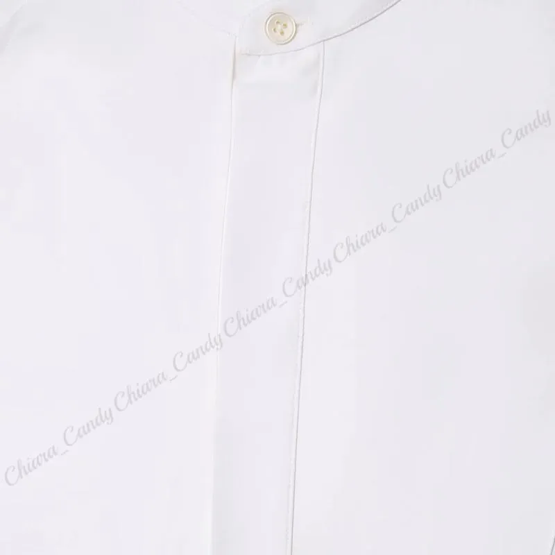 Jil Sander  |Long Sleeves Plain Cotton Oversized Designers Shirts