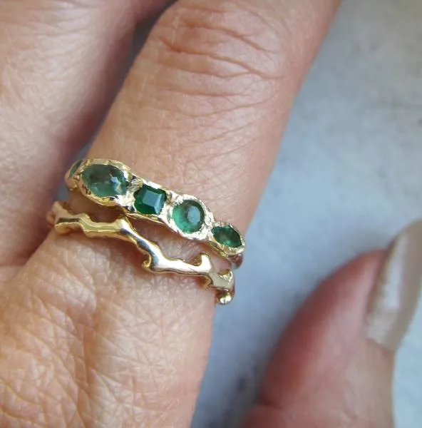 Journey Treasure Emerald Ring