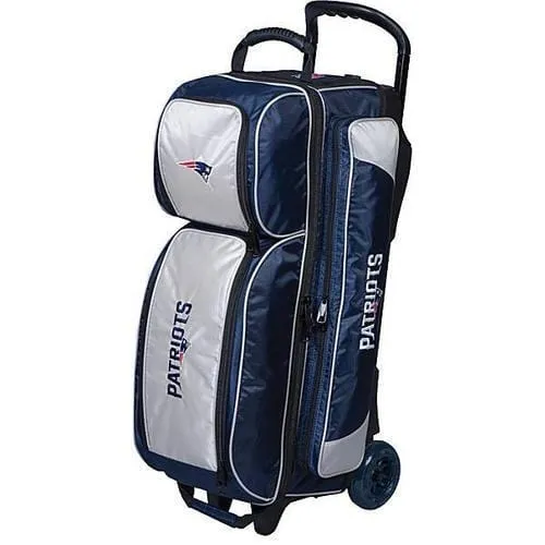 KR NFL Triple Roller Patriots Bowling Bag