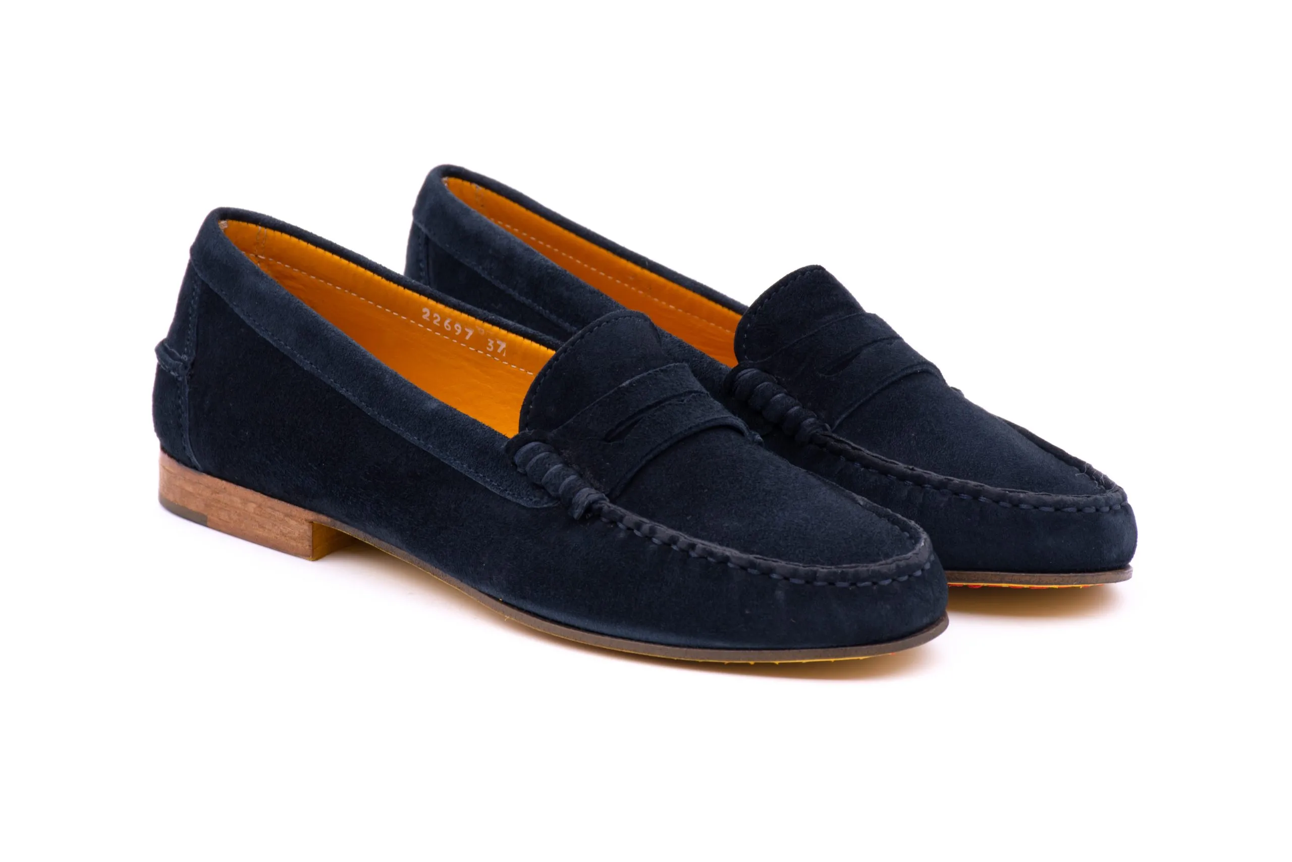 Lightweight suede loafer