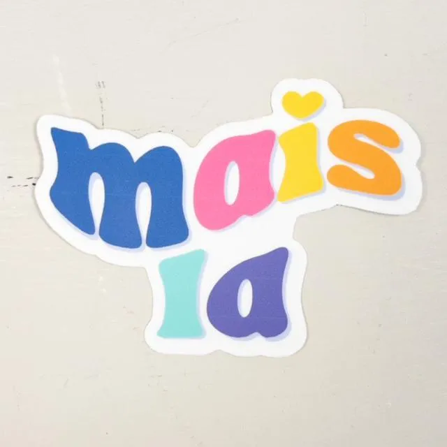 Mais La Retro Sticker