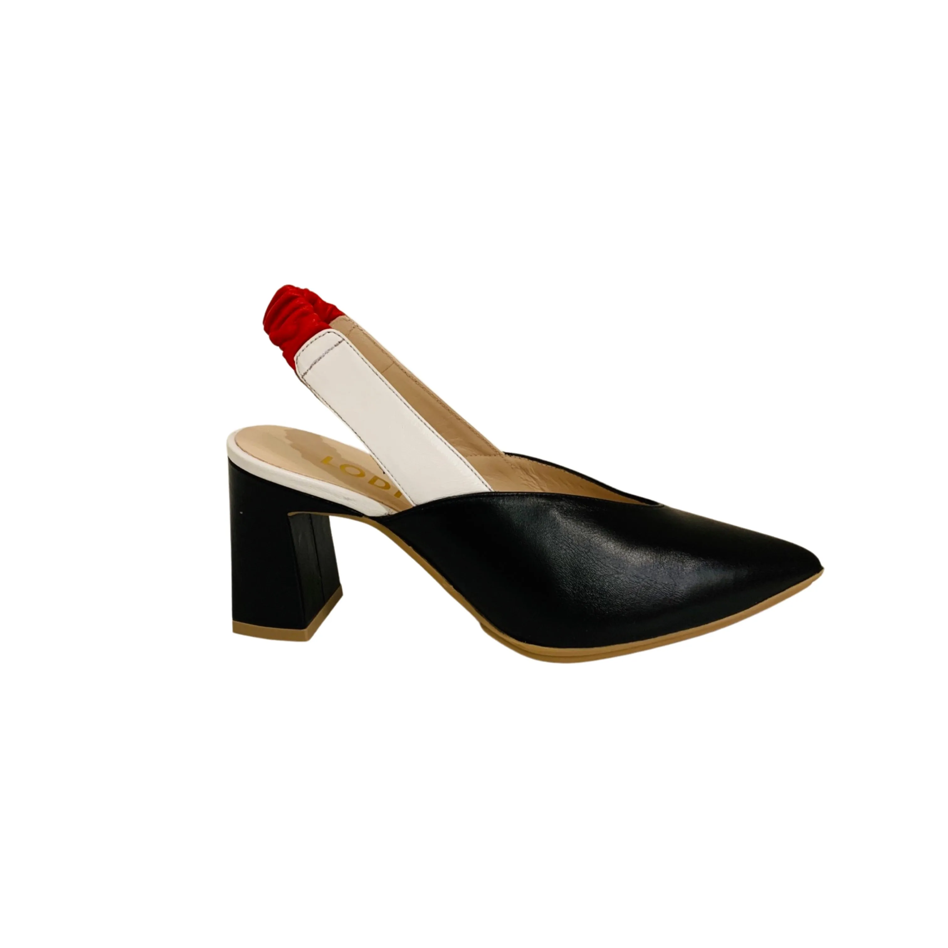 Milanesa California Black Sling Back