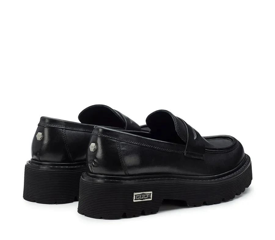 MOCASSINO CULT DONNA SLASH 4215 LOW W LEATHER BLACK CLW421500