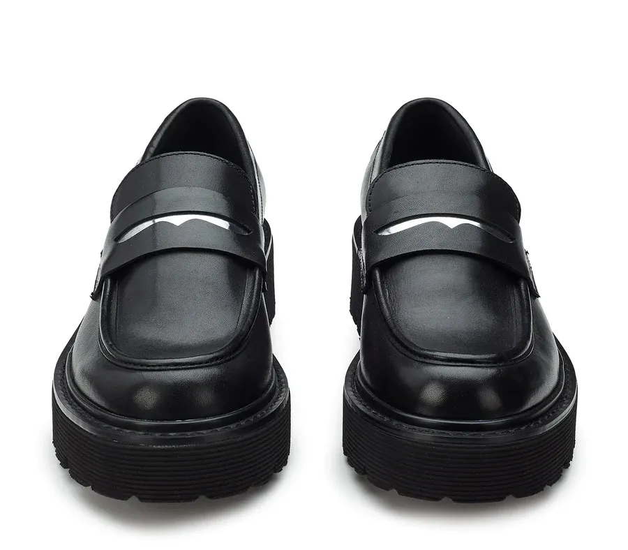 MOCASSINO CULT DONNA SLASH 4215 LOW W LEATHER BLACK CLW421500