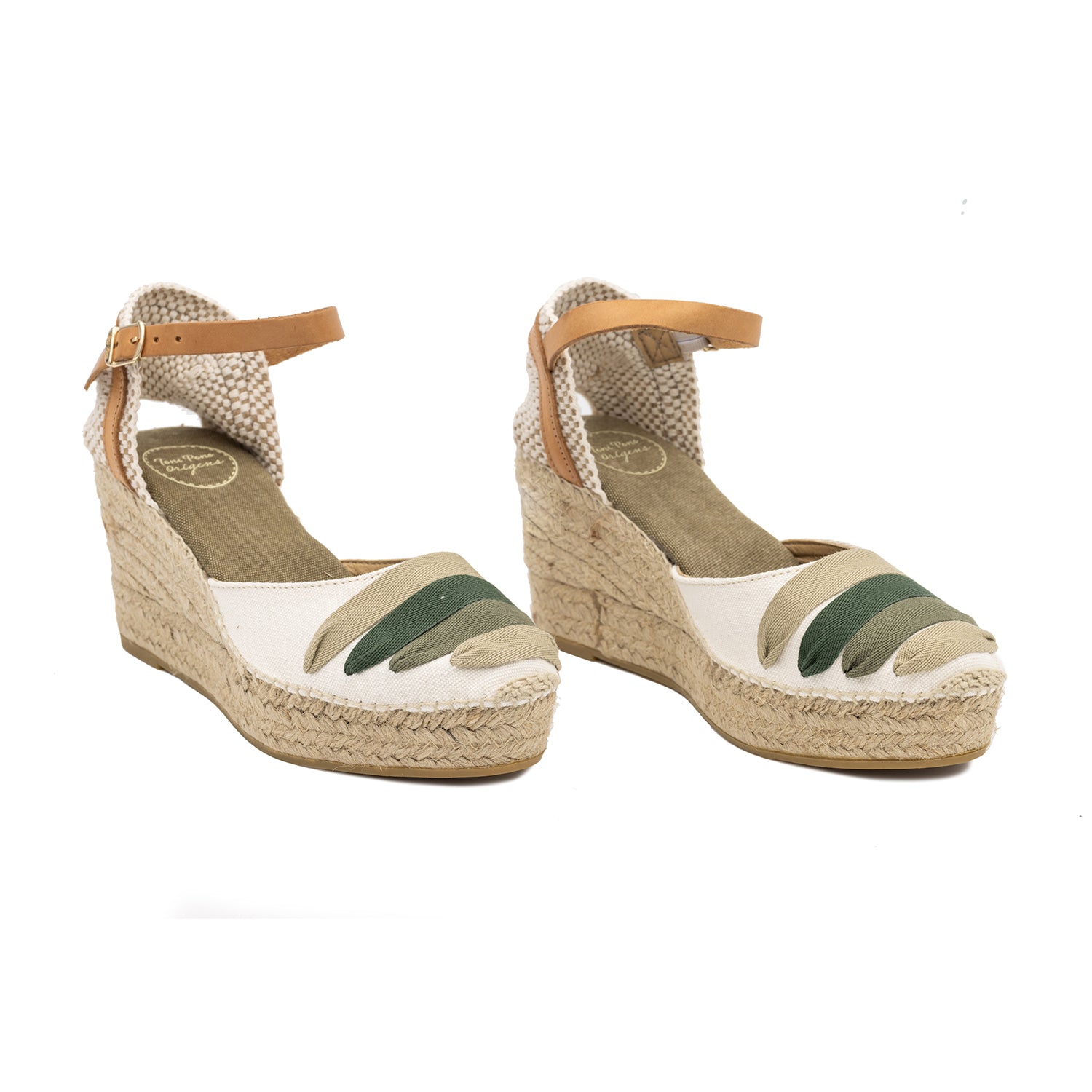 Multicolor Cotton Blend Espadrilles for Women - Lola-CM