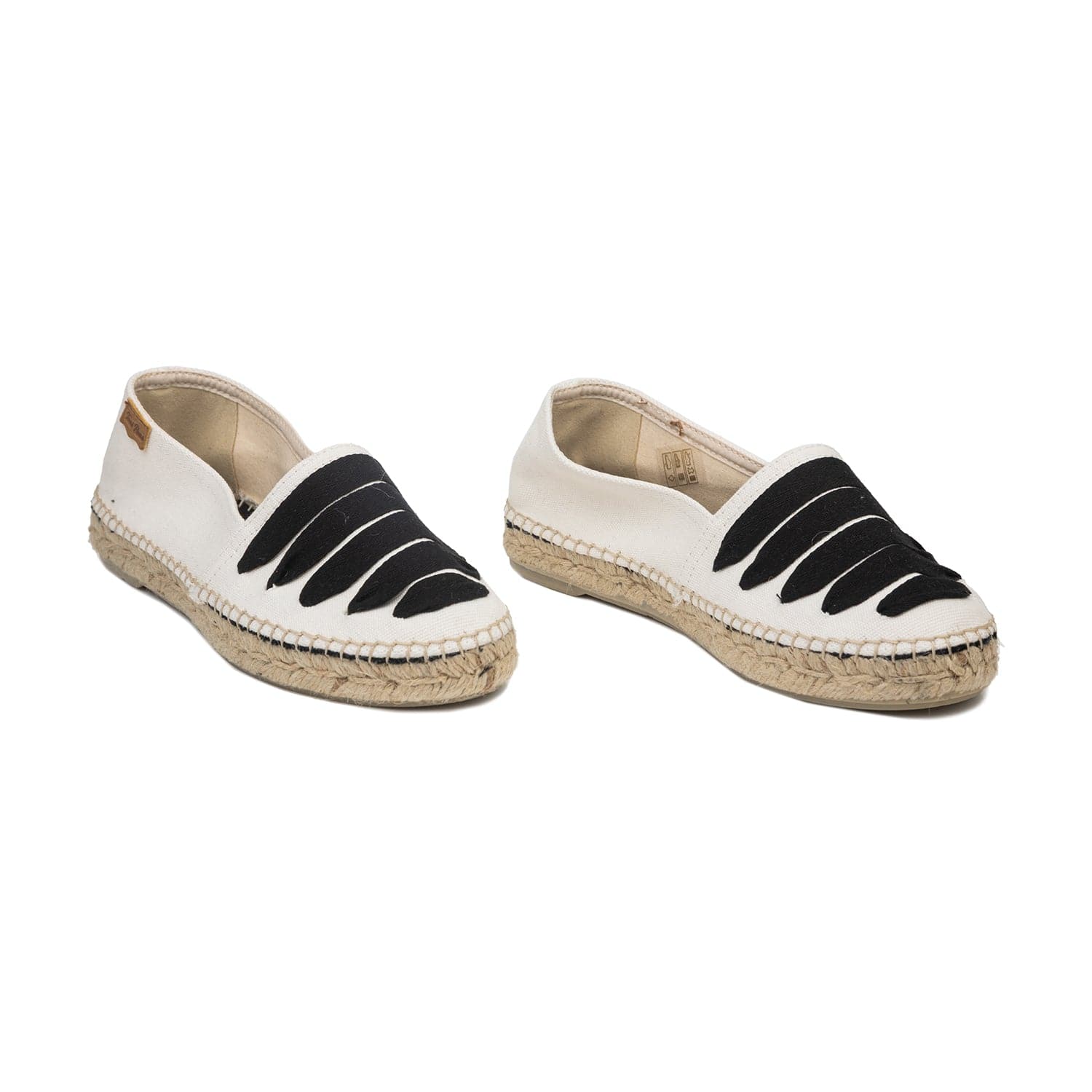 Multicolor Cotton Blend Espadrilles for Women - Rose-CM