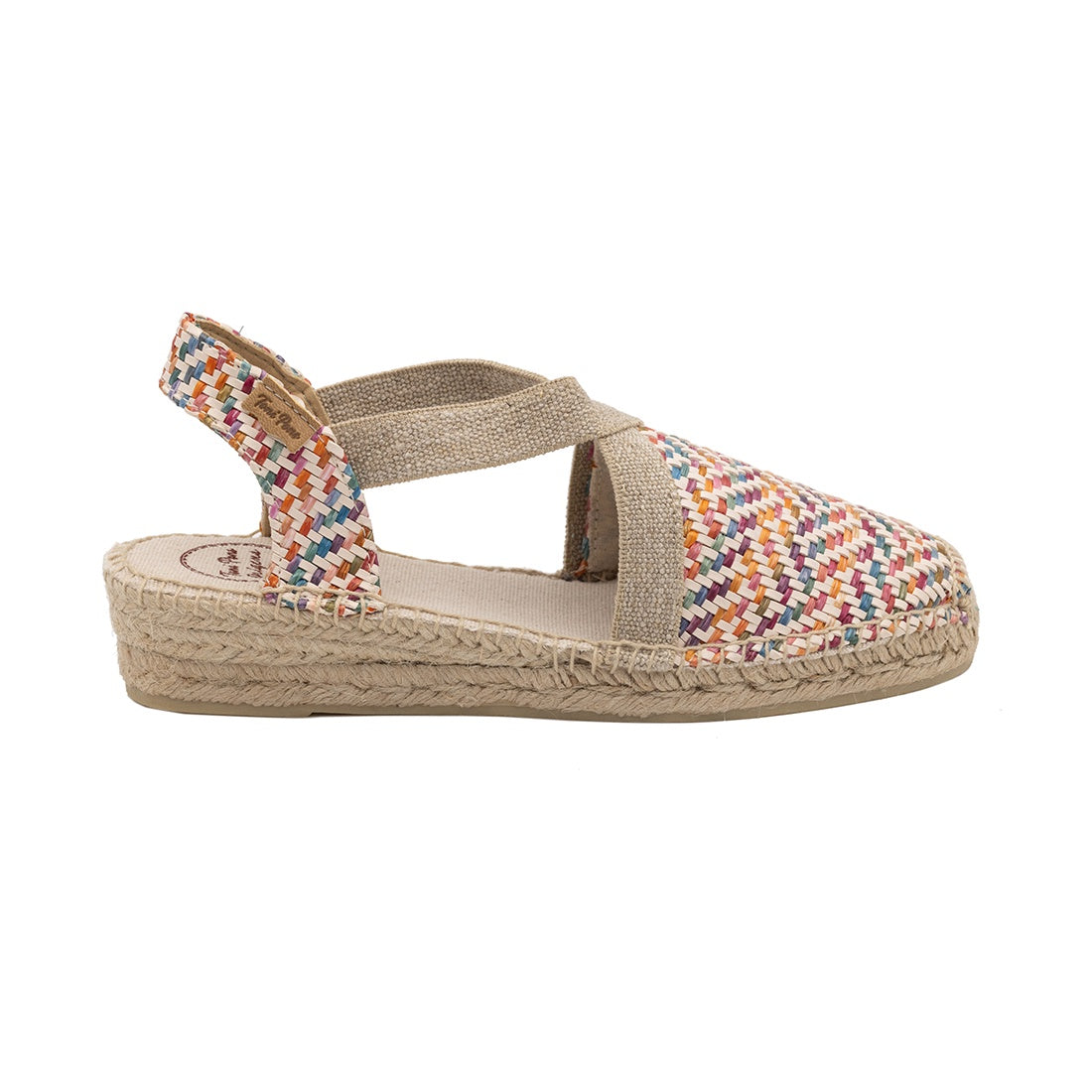 Multicoloured Fabric Espadrille For Women - Vera-MS