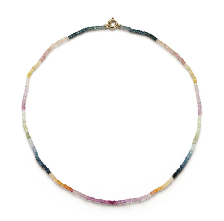 MUTLI COLOR SAPPHIRE NECKLACE