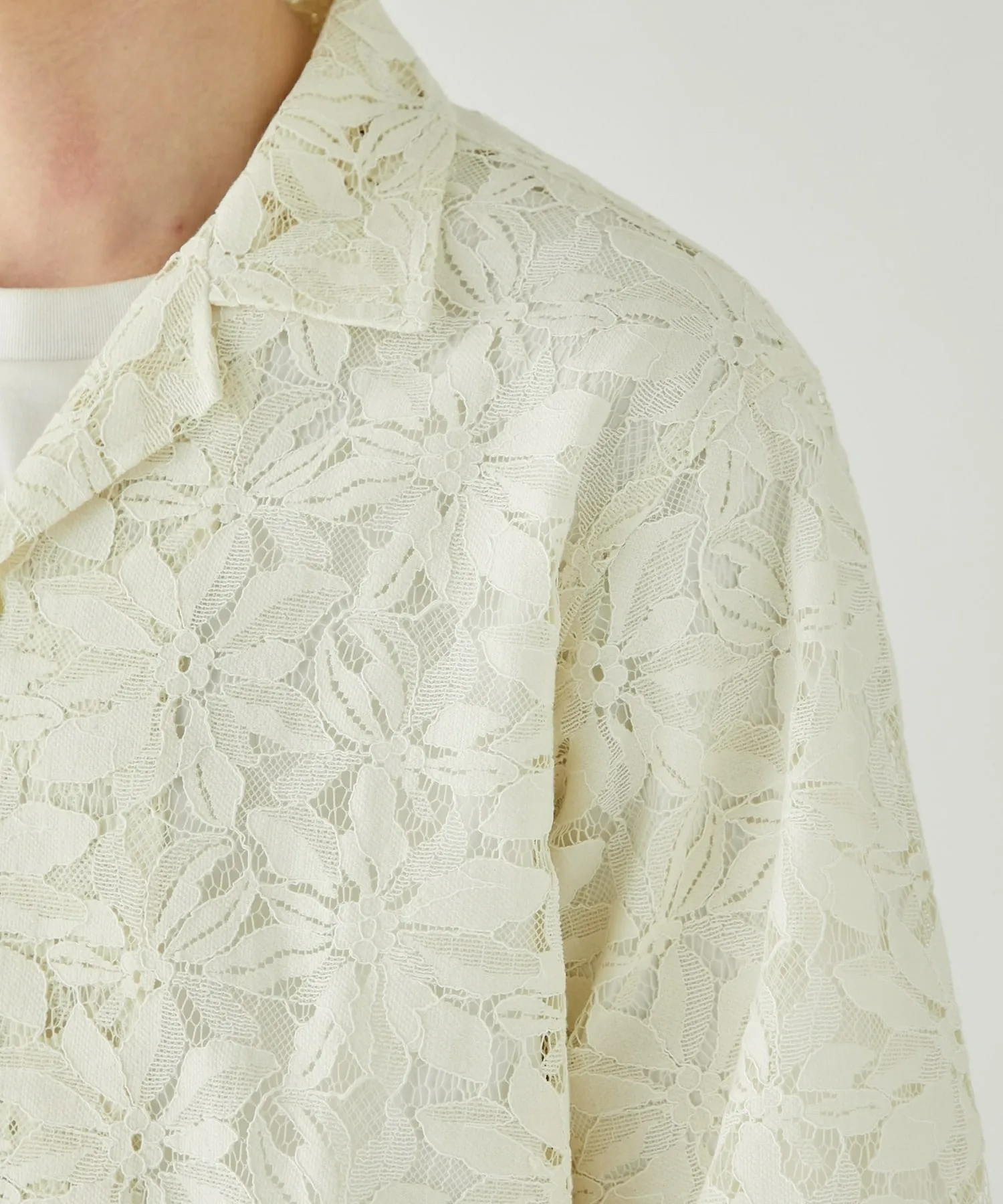 Needles  |Flower Patterns Street Style Collaboration Short Sleeves