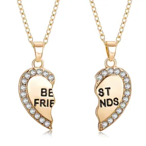 New Stylish Best Friend Chain Pendant Necklace