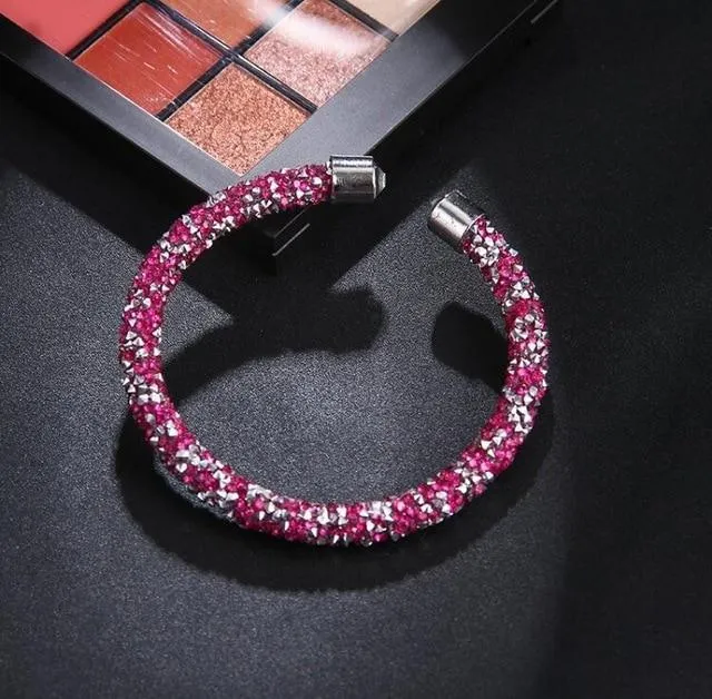 New Stylish Exquisite Crystal Cuff Bracelet