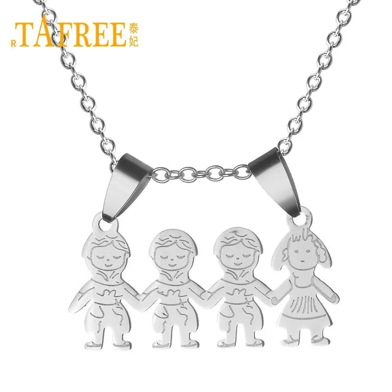 new stylish Kid Stainless Steel Mama Family Necklace