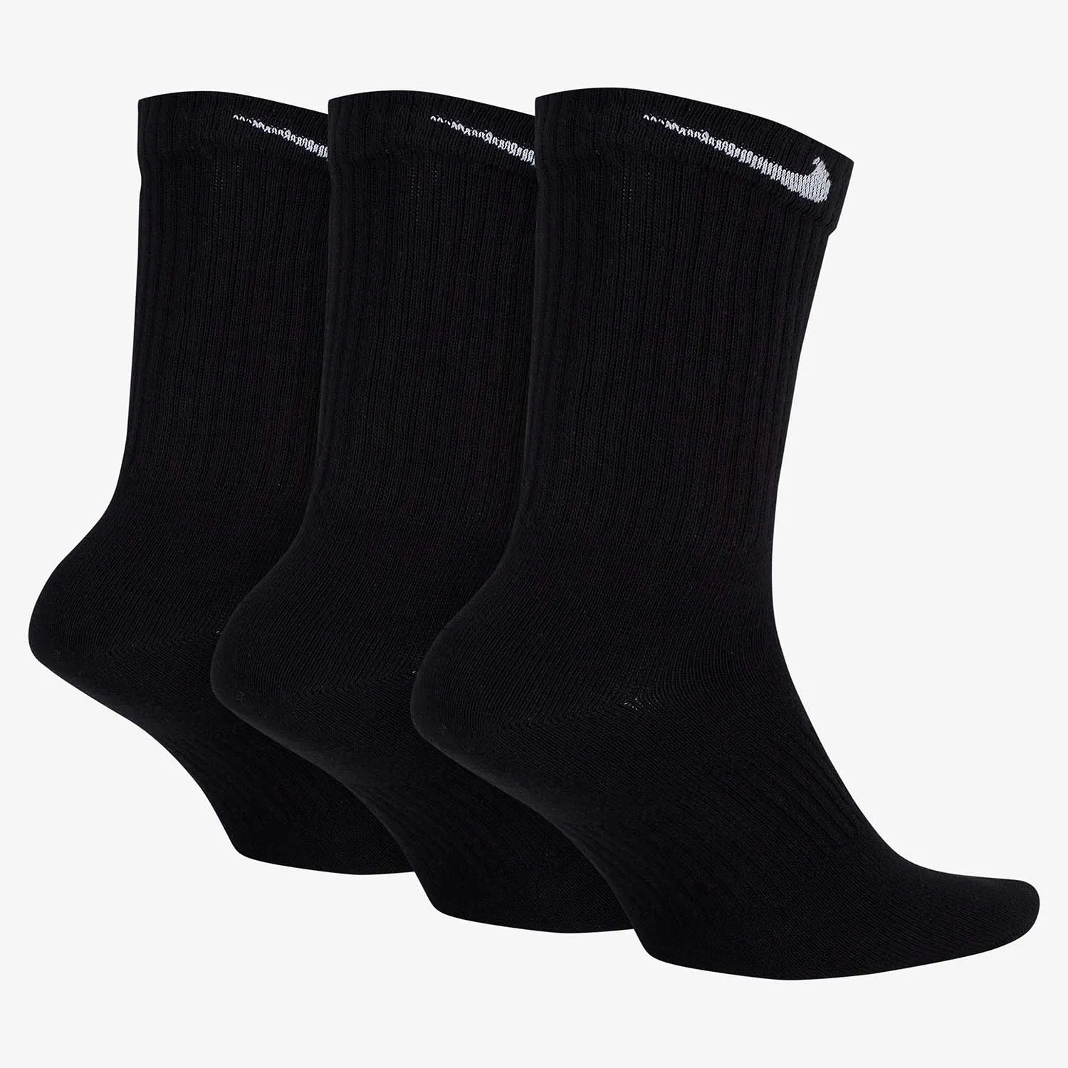 Nike Performance Lightweight Crew x 3 Calze  Black