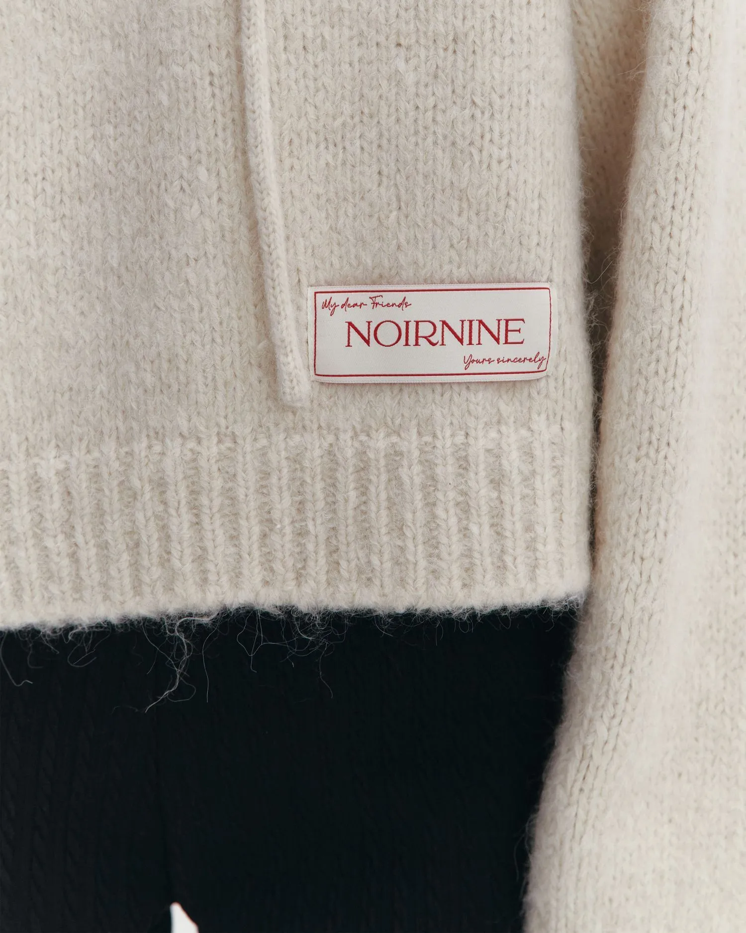 NOIRNINE  |Casual Style Unisex Street Style V-Neck Long Sleeves Plain