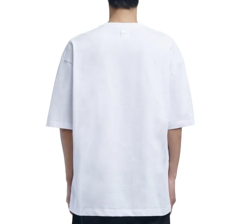 NOMANUAL  |Crew Neck Unisex Street Style U-Neck Plain Cotton