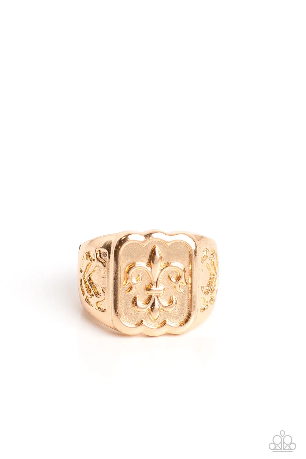 Paparazzi Fiercely Fleur-De-Lis - Gold