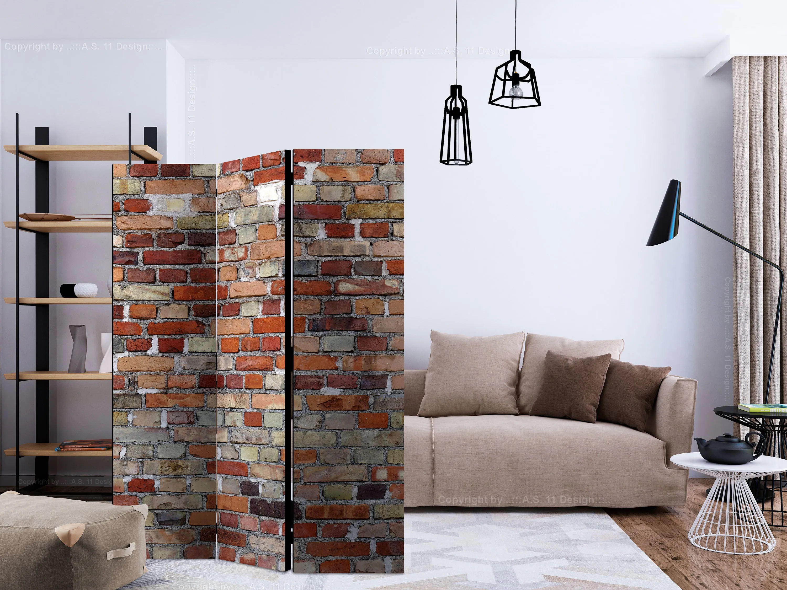 Paravento Urban Brick [Room Dividers]