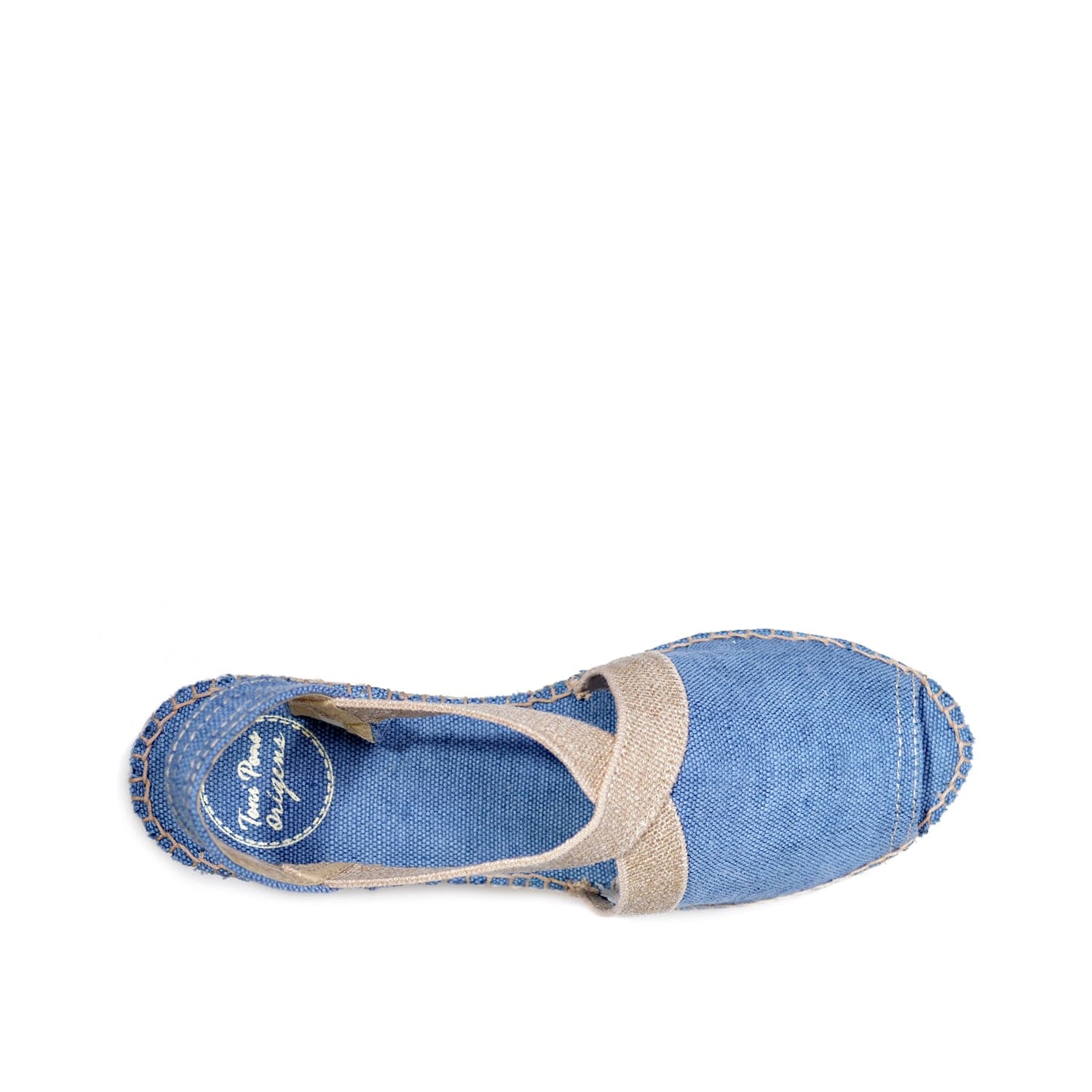 Plain Canvas Wedge Espadrille for Women - Breda-V