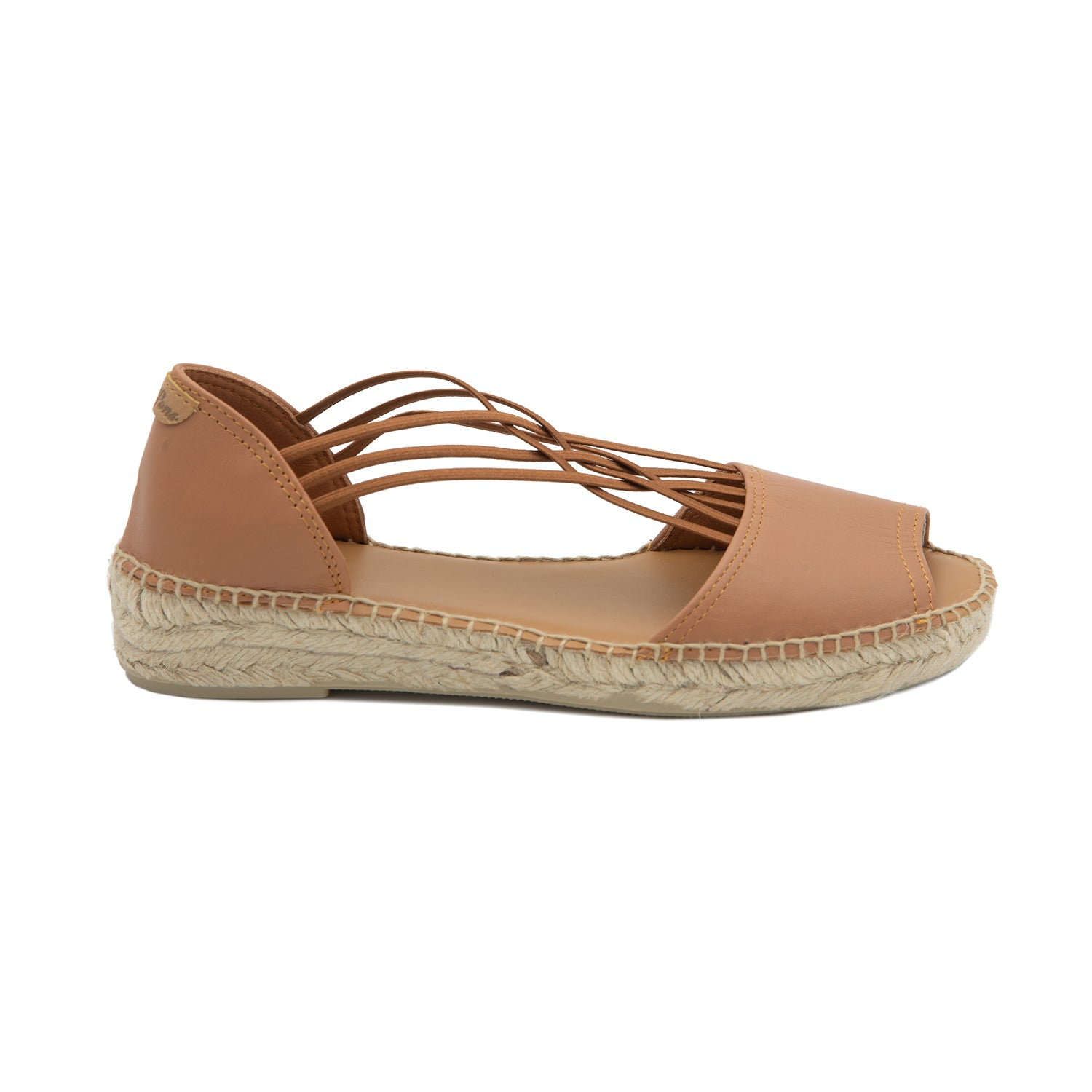 Plain Leather Wedge Espadrille for Women - Ebrep