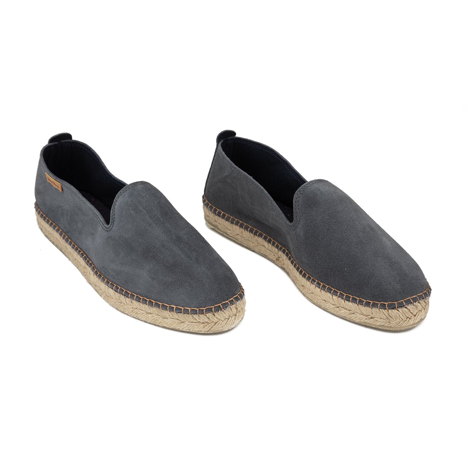 Plain Suede Leather Espadrilles for Men - Dan-SE