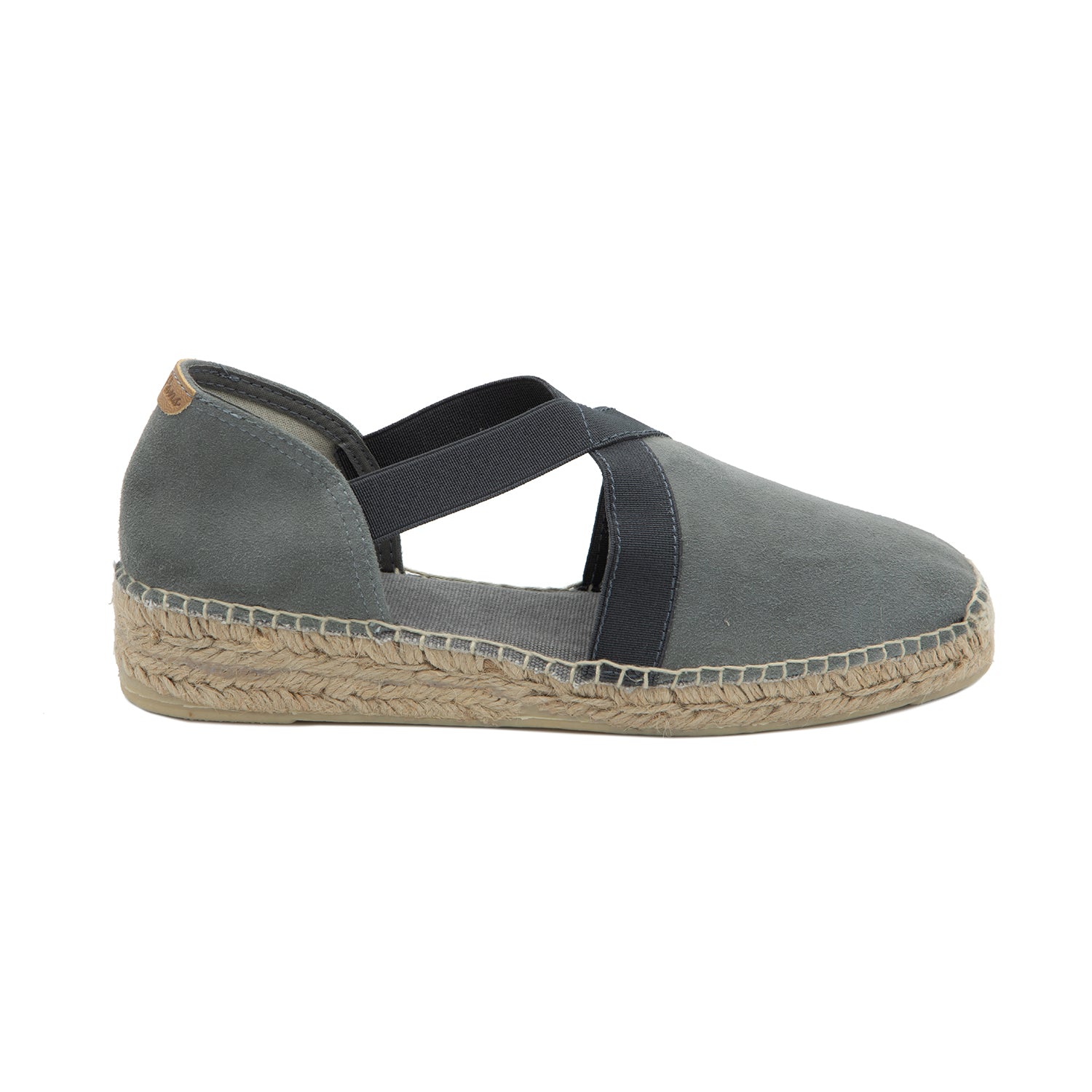 Plain Suede Leather Wedge Espadrille for Women - Enar-A