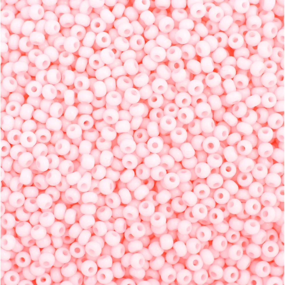 Preciosa Czech Glass, 11/0 Round Seed Bead, Light Pink SOLGEL (1 Tube)