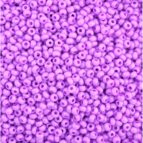 Preciosa Czech Glass, 11/0 Round Seed Bead, Opaque Fuchsia Dyed (1 Tube)