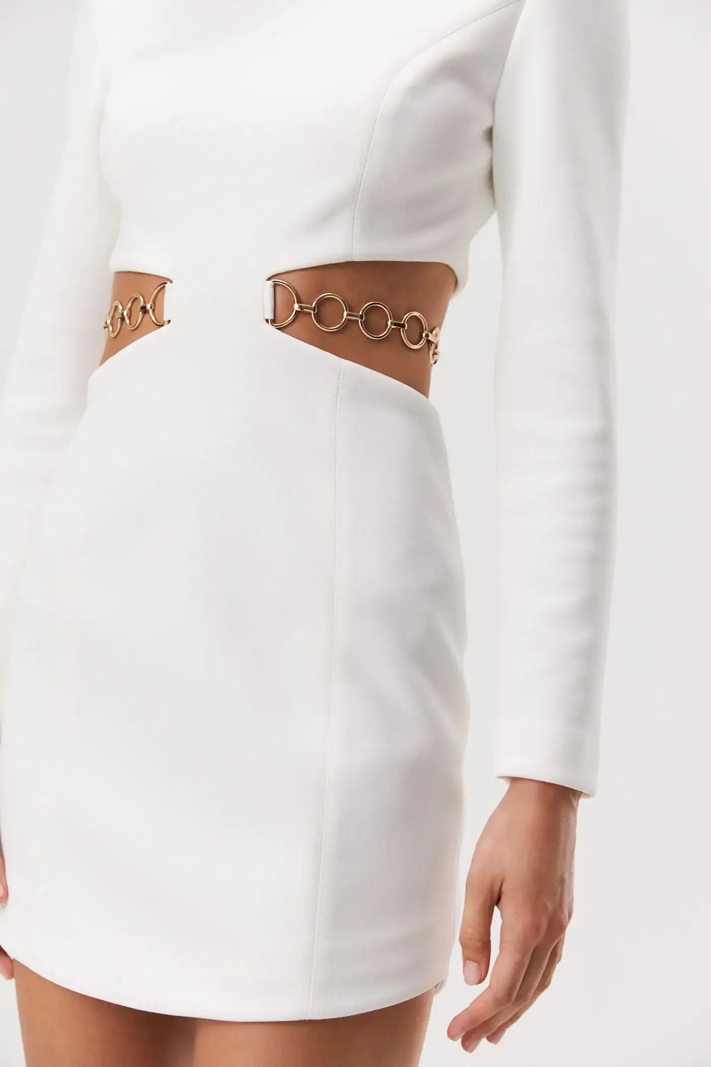 QUESTA CHAIN DETAIL MINI DRESS