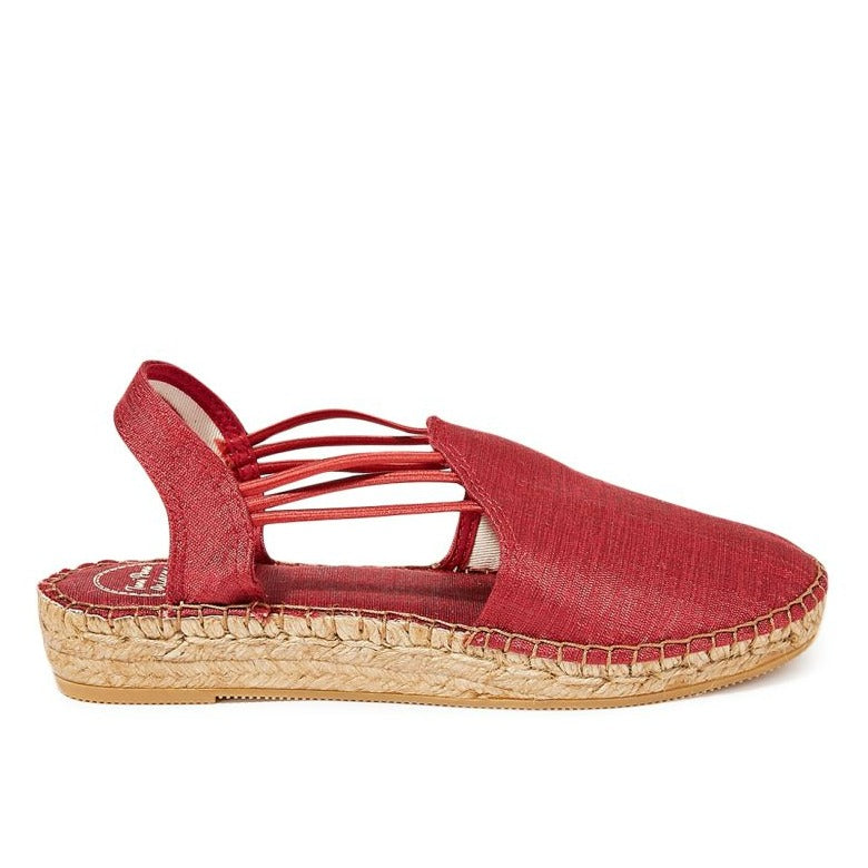 Renewed Basic Cotton Blend Wedge Espadrille for Women - Neus