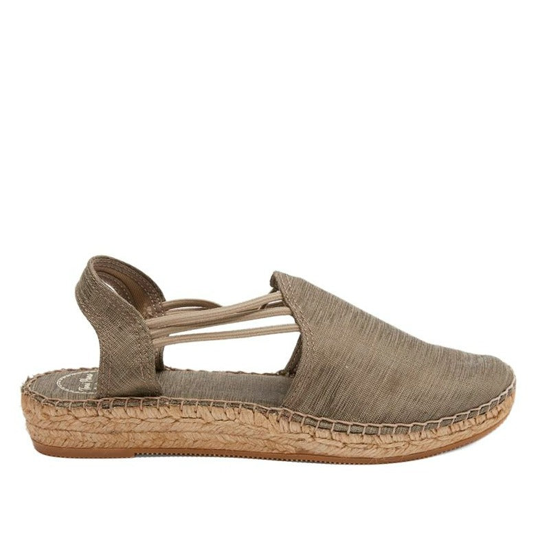 Renewed Basic Cotton Blend Wedge Espadrille for Women - Neus