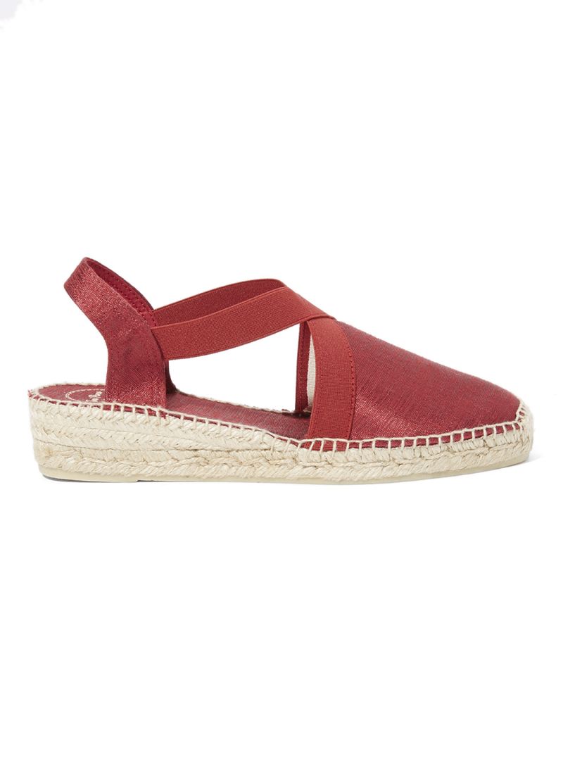 Renewed Basic Cotton blend Wedge Espadrille for Women - Vic