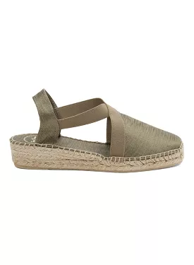 Renewed Basic Cotton blend Wedge Espadrille for Women - Vic