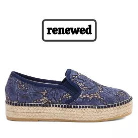 Renewed Embroidered Cotton Blend Espadrilles for Women - Fonda-JA