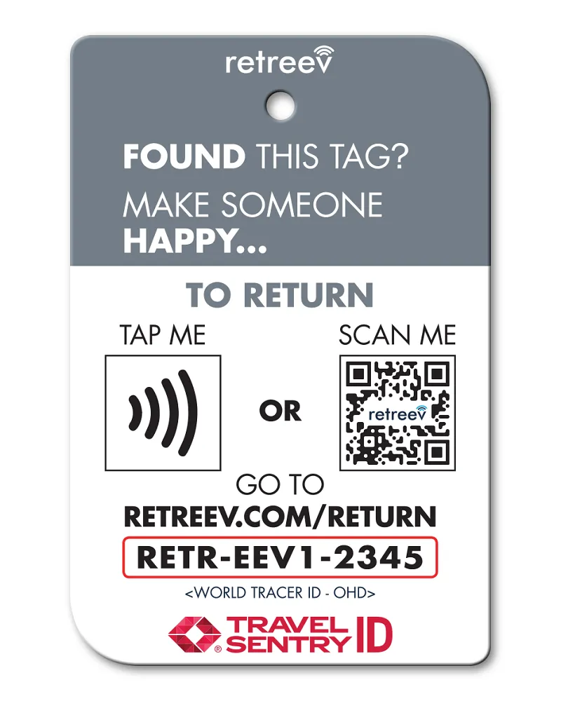 Retreev Smart Luggage Tag CAT