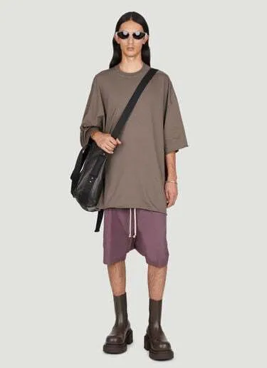 RICK OWENS  |Crew Neck Street Style Cotton Short Sleeves Oversized