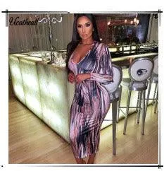 Spaghetti Strap Slim Sexy Backless Sleeveless Robe Stylish Metallic Color Night Club Dress