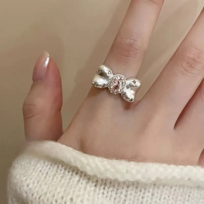 Sweet Bow Open Ring