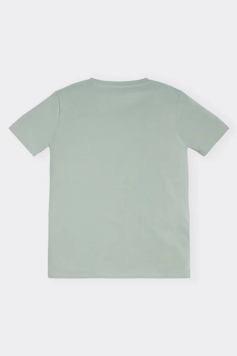 T-SHIRT VERDE URBAN LOGO