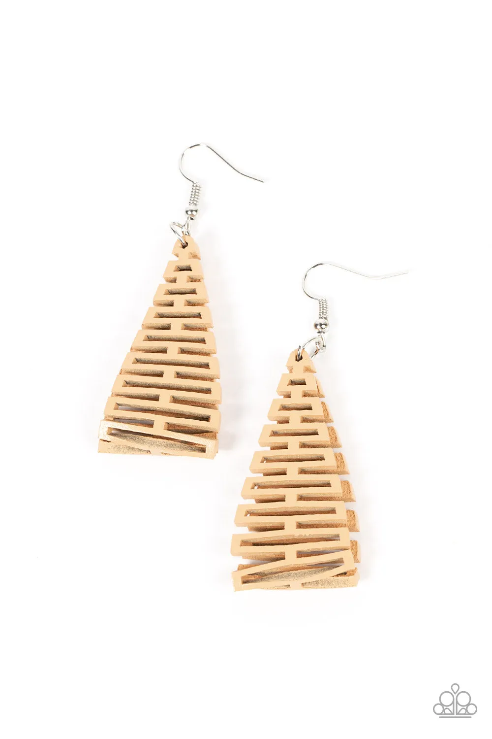 Urban Delirium - Brown ~ Paparazzi Earrings