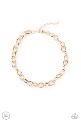 Urban Uplink Gold Choker-Necklace