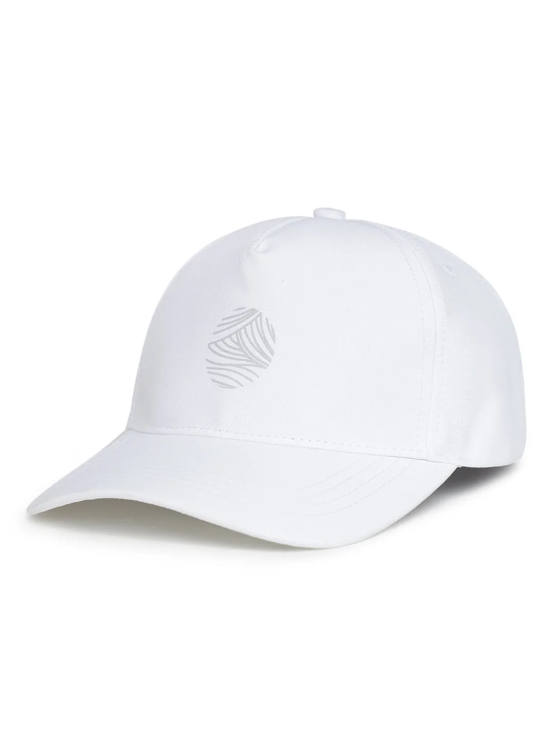 Versatile Sporty White Cap Adjustable Fit - Pace